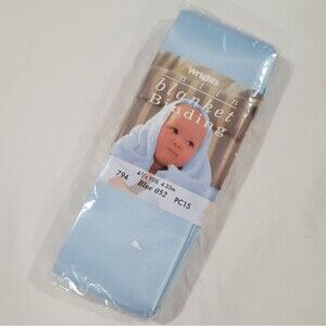 Wrights Satin Blanket Binding - Light Blue 4 3/4 Yards NEW